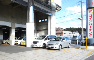 春日井高蔵寺駅前貸し会議室の駐車場風景